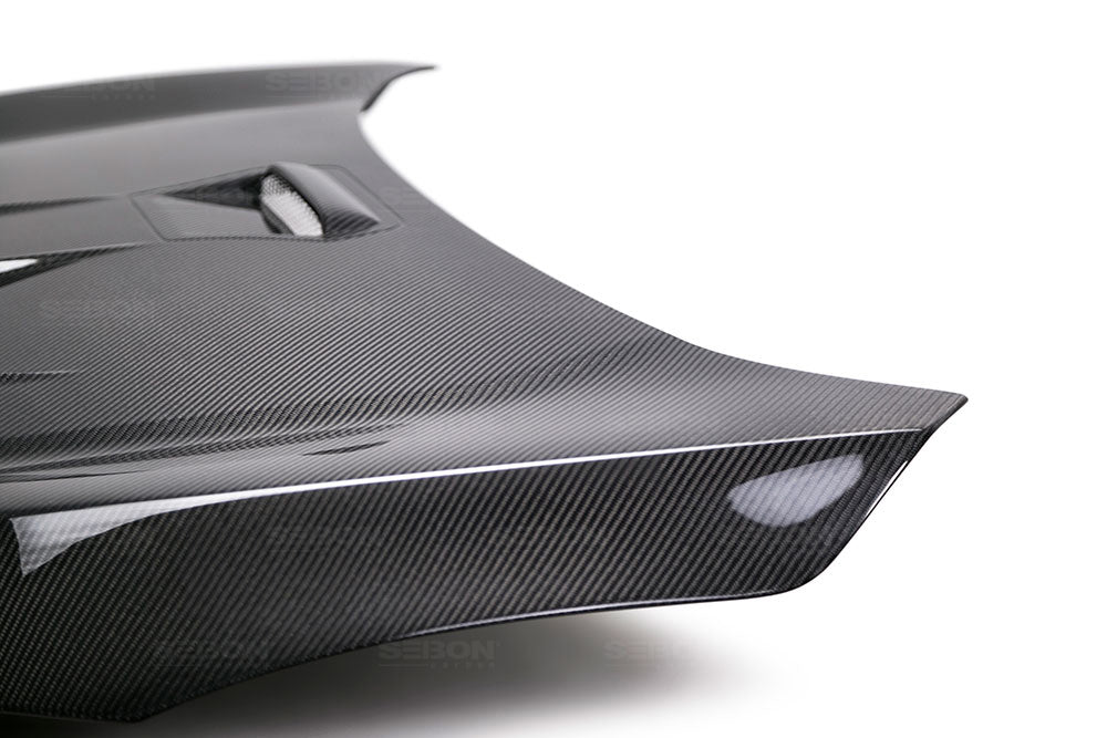 Seibon 2016-2017 Honda Civic Coupe/Sedan/Hatchback MR-Style Carbon Fiber Hood - HD16HDCV-MR