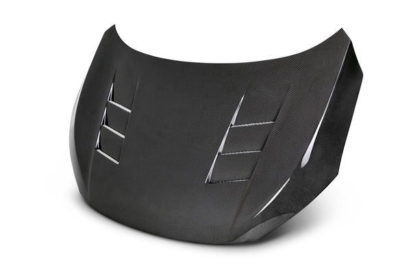 Seibon 2016-2018 Honda Civic Coupe/Sedan/Hatchback TS-Style Carbon Fiber Hood - HD16HDCV-TS