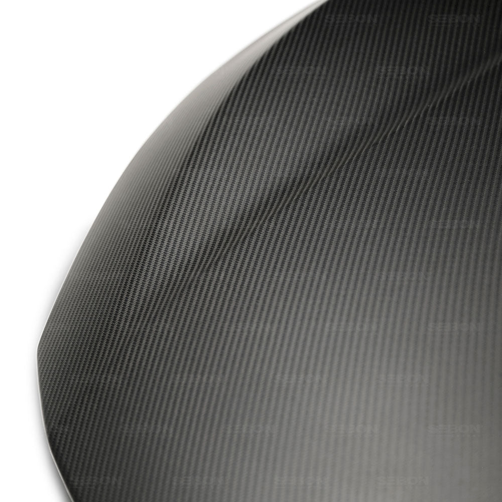Seibon 17-18 Honda Civic Type-R OEM-Style Dry Carbon Fiber Hood - HD17HDCVR-OE-DRY
