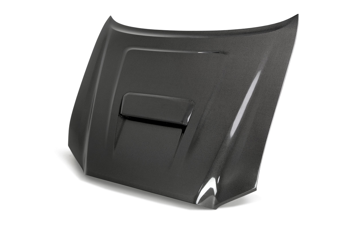 Seibon 2018+ Toyota Tacoma TR-Style Carbon Fiber Hood - HD18TYTA-TR