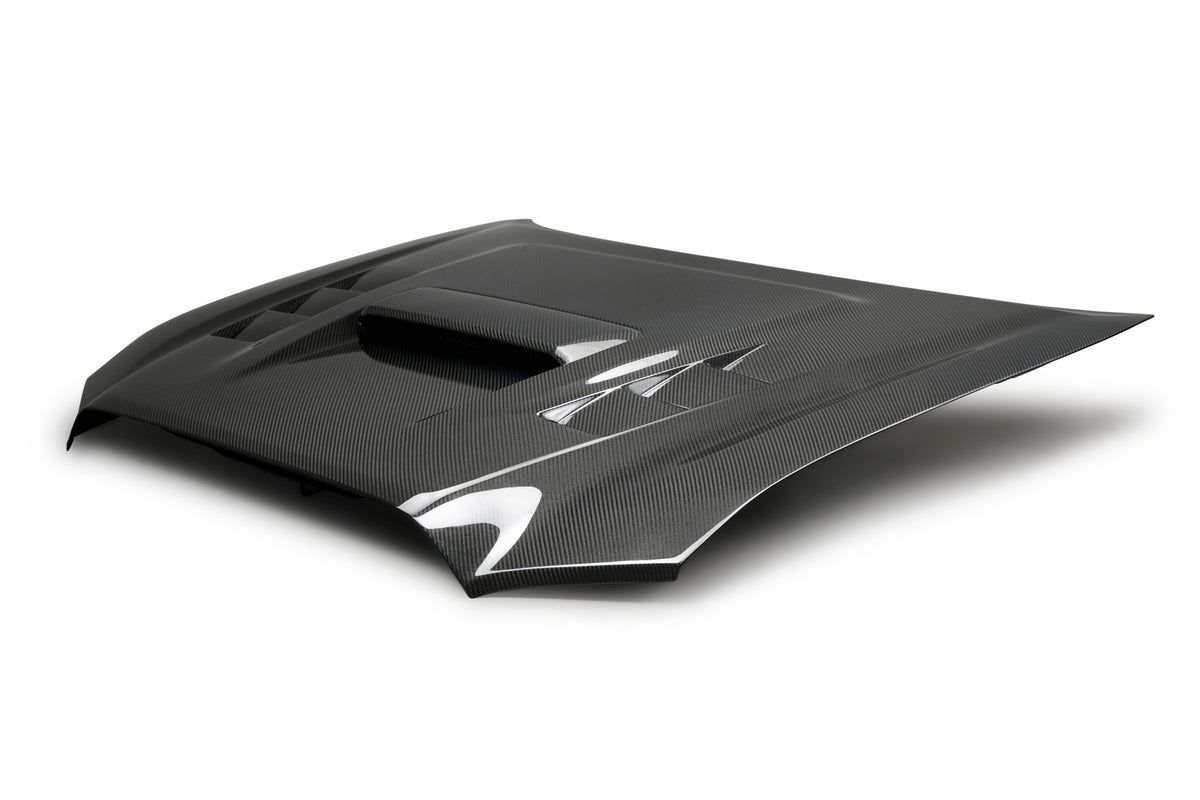 Seibon 2018+ Toyota Tacoma TS-Style Carbon Fiber Hood - HD18TYTA-TS