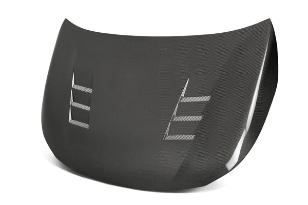 Seibon 19-20 Toyota Corolla Hatchback TS-Style Carbon Fiber Hood - HD19TYCOR-TS