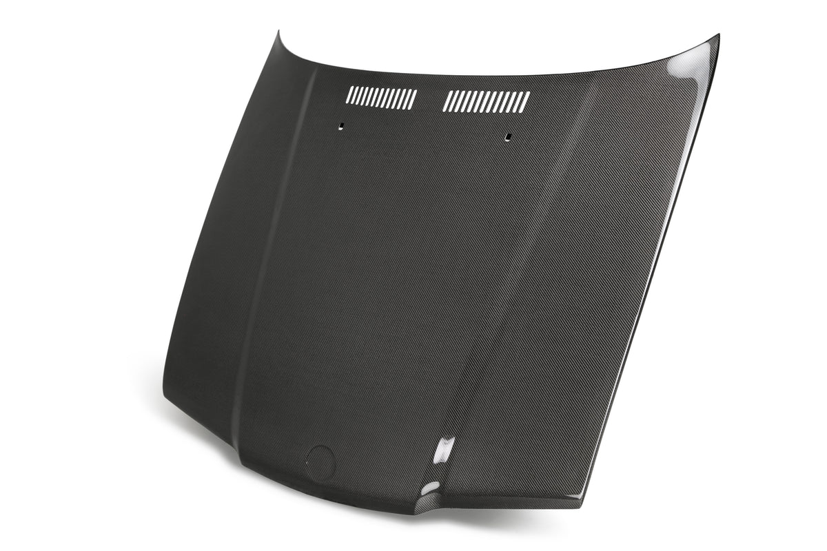 Seibon 92-98 BMW 3 Series 2dr (E36) (Exc 318) OEM Carbon Fiber Hood - HD9298BMWE362D-OE