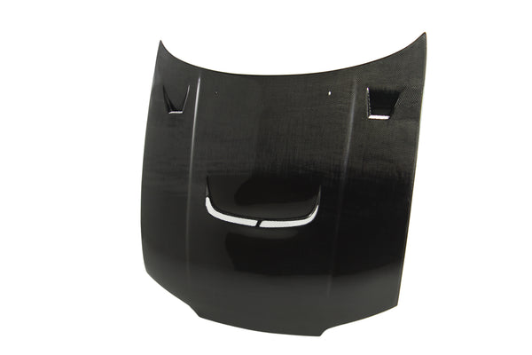 Seibon 95-96 Nissan Skyline R33 GT-R (BCNR33) JU-Style Carbon Fiber Hood - HD9596NSR33-JU