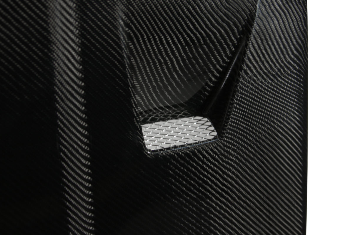 Seibon 95-96 Nissan Skyline R33 GT-R (BCNR33) JU-Style Carbon Fiber Hood - HD9596NSR33-JU