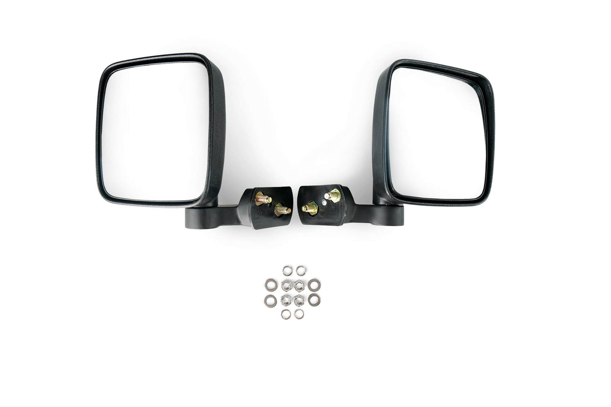DV8 Offroad - Half Door with Aluminum Mesh; Front - HDJL-01F