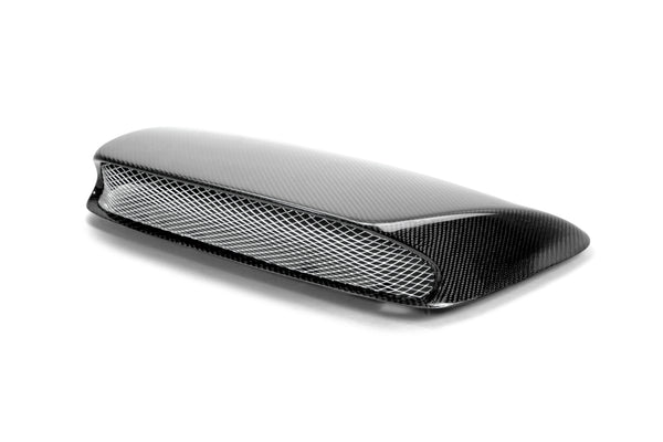 Seibon 06-07 Subaru WRX/STi STi Carbon Fiber Hood Scoop - Only Fits OEM Hoods (Not Seibon Hoods) - HDS0607SBIMP-STI