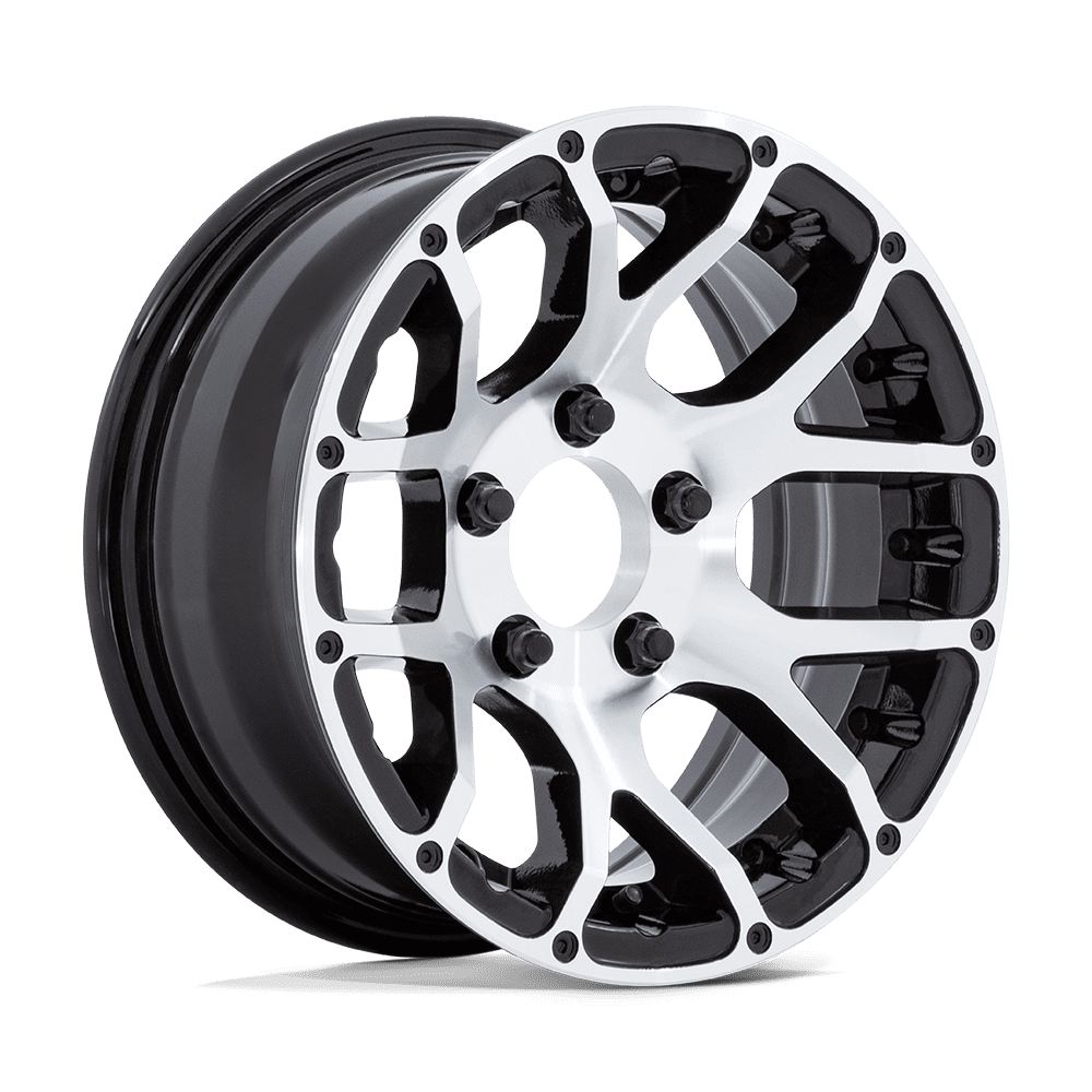 Helo - HE1825 15X6 6X5.5 +0 G-blk-mch (NO Cap)