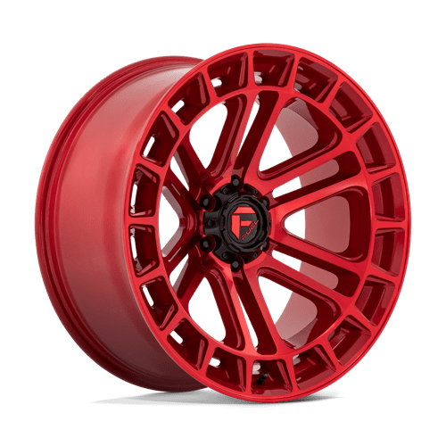 Fuel Off-Road Aluminum Wheels 22X10 Heater D719 Candy Red Machined