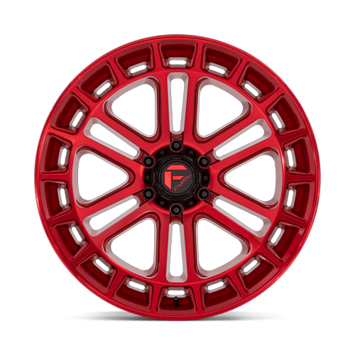 Fuel Off-Road Aluminum Wheels 22X10 Heater D719 Candy Red Machined