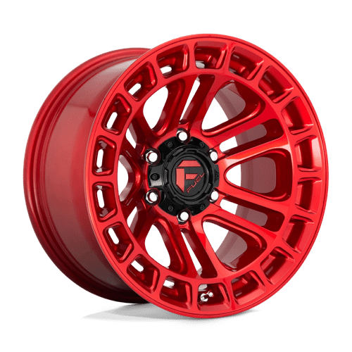Fuel Off-Road Aluminum Wheels 20X10 Heater D719 Candy Red Machined