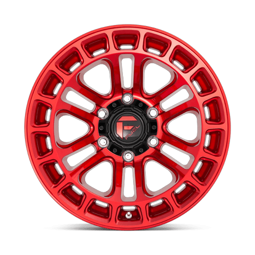 Fuel Off-Road Aluminum Wheels 20X10 Heater D719 Candy Red Machined