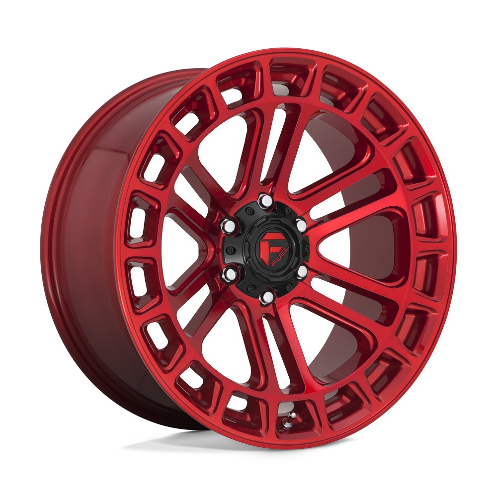 Fuel Off-Road Aluminum Wheels 20X9 Heater D719 Candy Red Machined