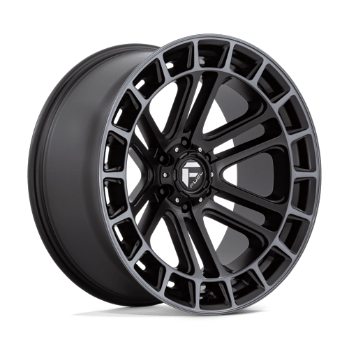 Fuel Off-Road Aluminum Wheels 22X10 Heater D720 Matte Black Double Dark Tint Machined