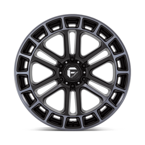 Fuel Off-Road Aluminum Wheels 22X10 Heater D720 Matte Black Double Dark Tint Machined
