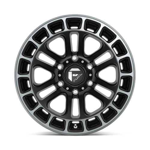 Fuel Off-Road Aluminum Wheels 18X9 Heater D720 Matte Black Double Dark Tint Machined