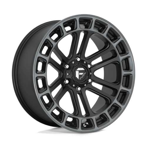 Fuel Off-Road Aluminum Wheels 20X9 Heater D720 Matte Black Double Dark Tint Machined