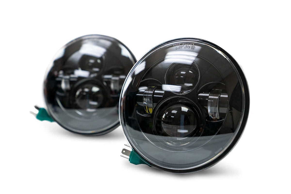 DV8 Offroad - Projector Headlights; No Halo - HL7JK-01