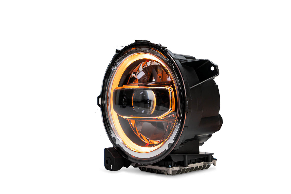 DV8 Offroad - LED Headlights; Chrome - HLCJL-01