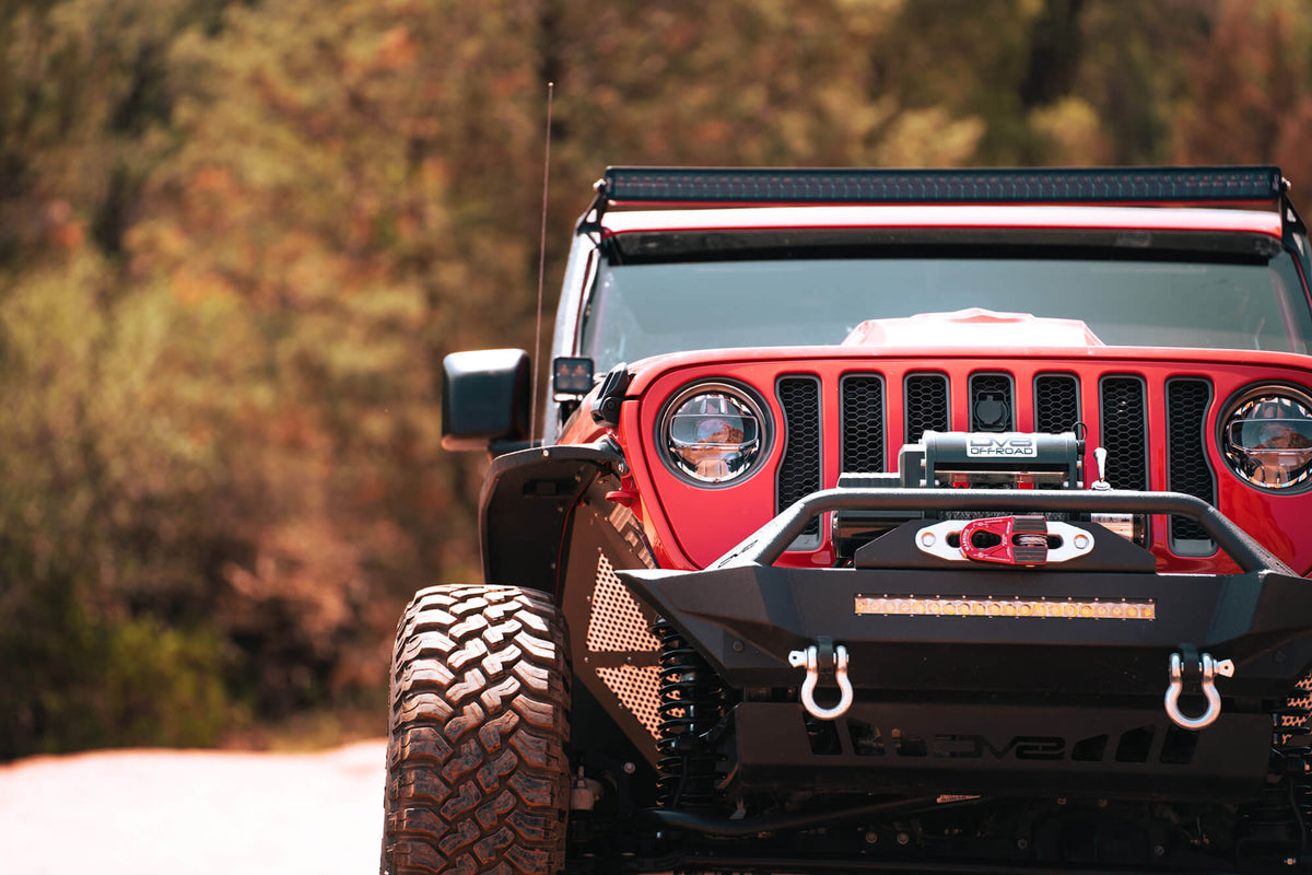 DV8 Offroad - LED Headlights; Chrome - HLCJL-01