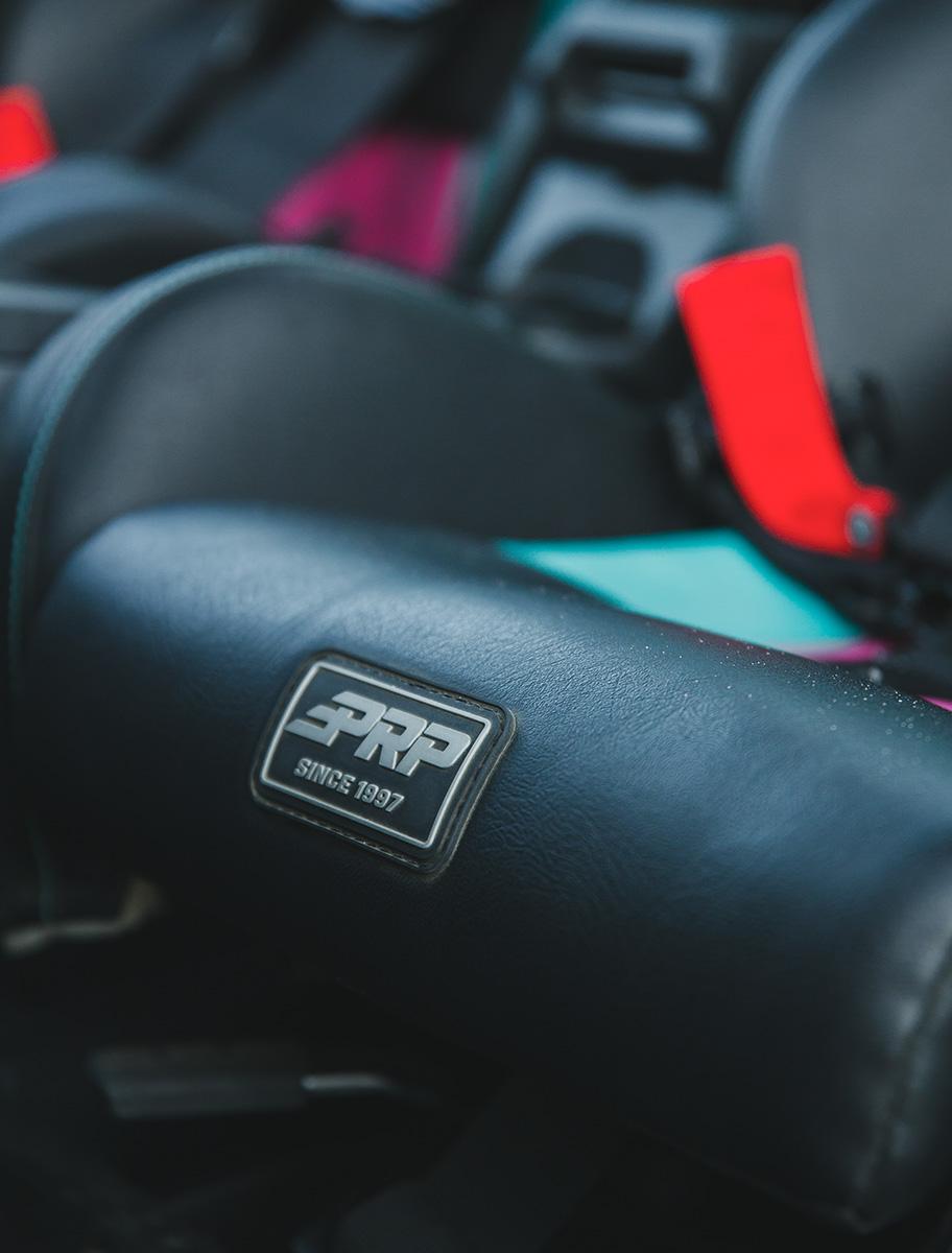 PRP Polaris RZR 570 XCR Suspension Seats Kit (Pair) - Black - A8001-PORXP-C50S-201 - close-up view 2 3
