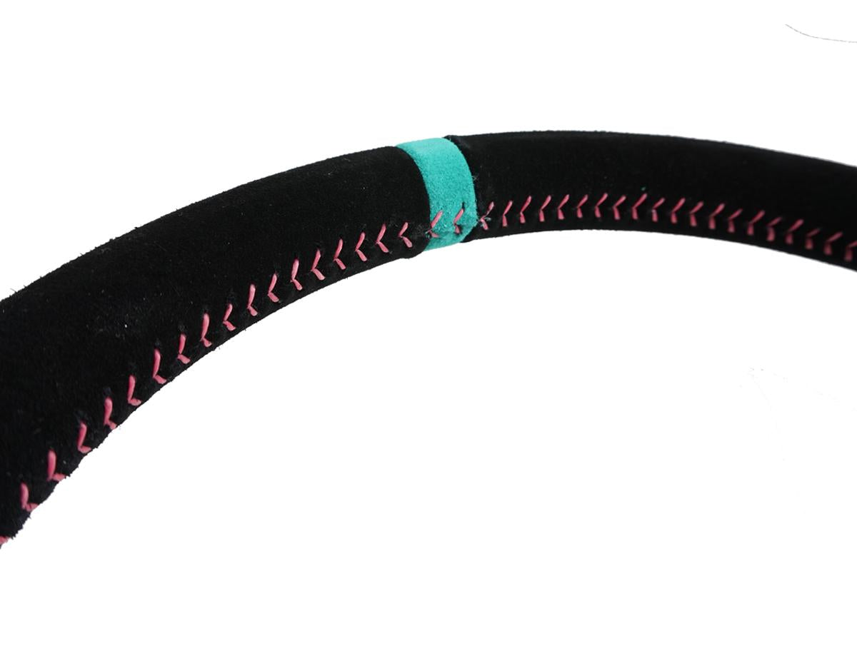 PRP Comp R Leather Steering Wheel - Blue - G241 - close-up view 2 3 4 5 6