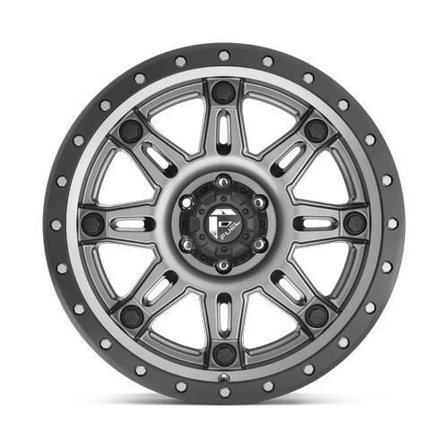 Fuel Off-Road Aluminum Wheels 20X9 Hostage Iii D568 Matte Gunmetal Black Bead Ring