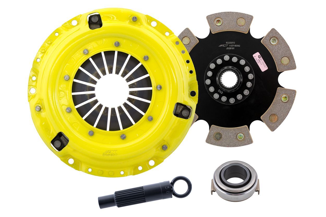 ACT 1990 Honda Prelude HD/Race Rigid 6 Pad Clutch Kit - HP4-HDR6