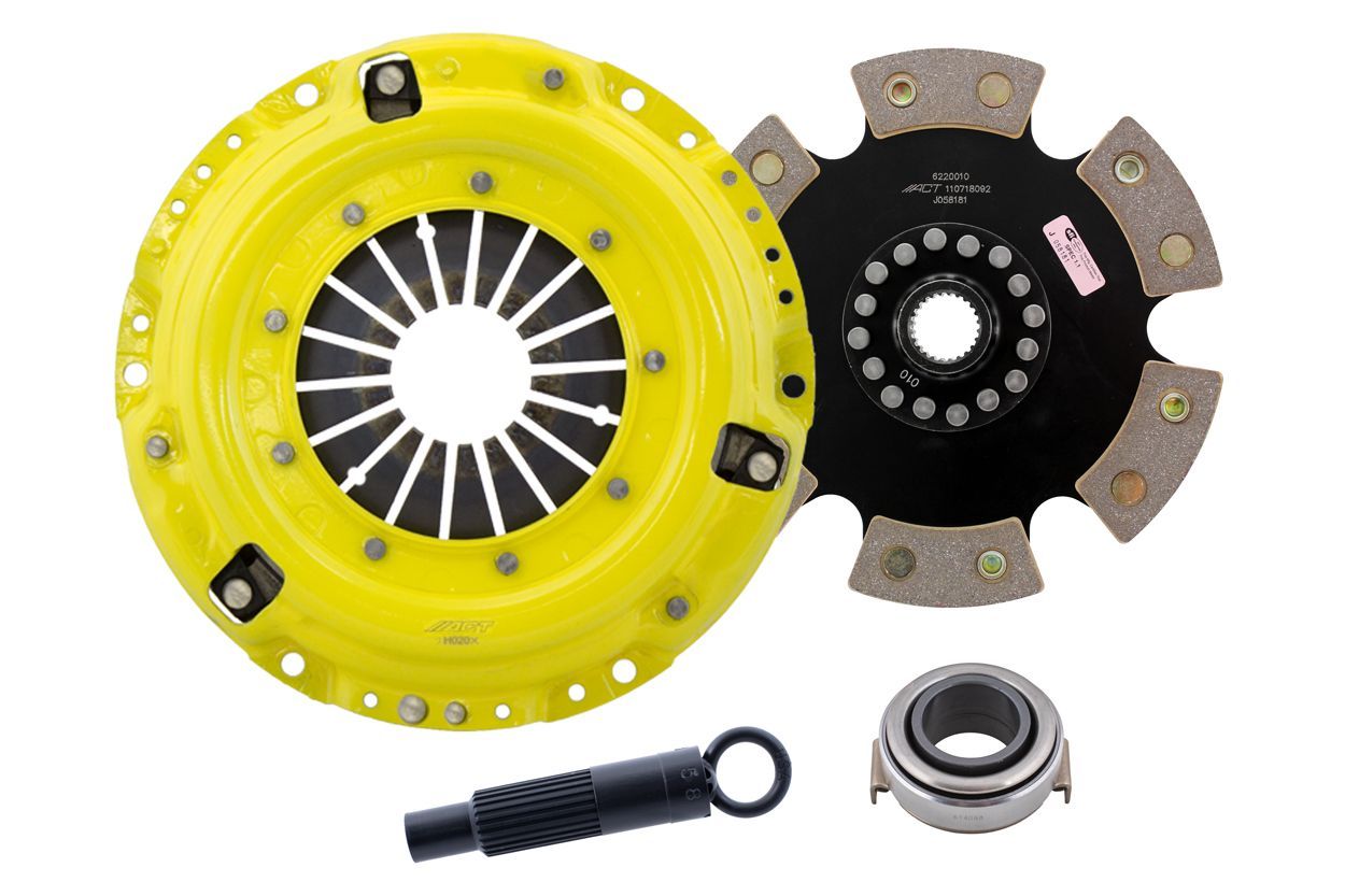 ACT 1990 Honda Prelude XT/Race Rigid 6 Pad Clutch Kit - HP4-XTR6