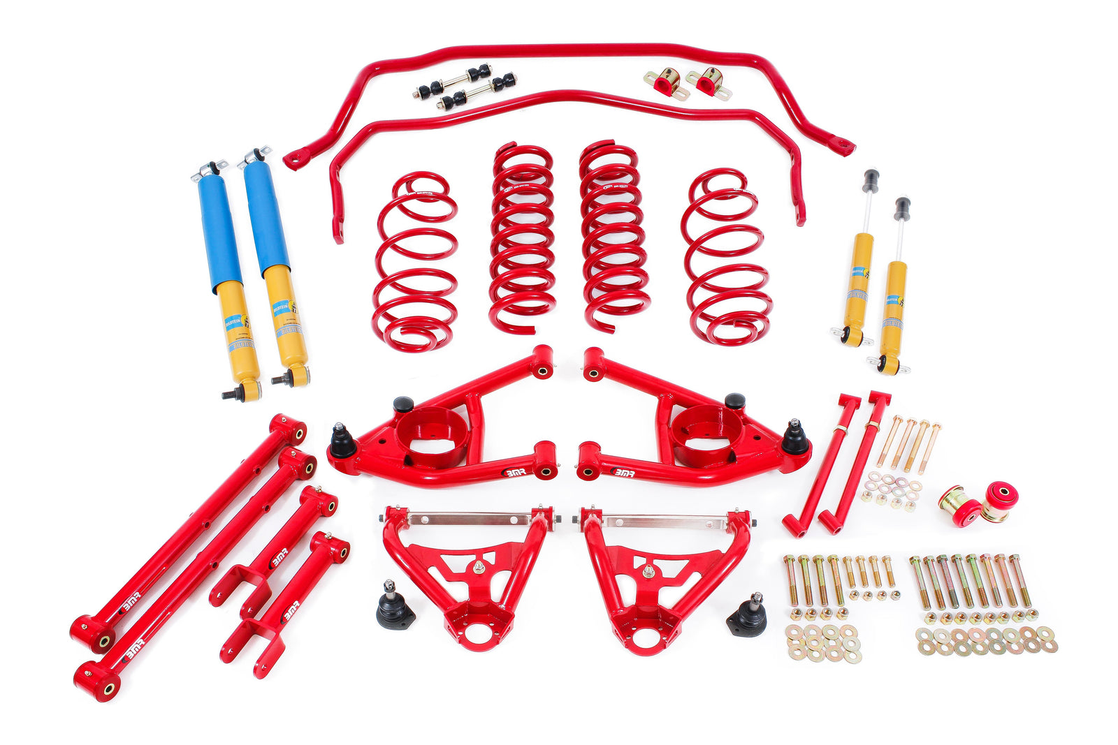 BMR 68-72 A-Body Level 2 Handling Performance Package w/ Bilstein Shocks - Red - HPP012R for 1968-1972 Buick Skylark
