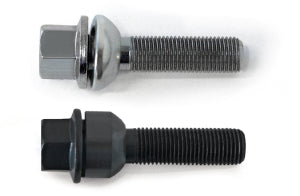H&R Wheel Bolts 14 X 1.5 / Length 45mm / Audi Removable Ball (R14) / Head 17mm - Black - Set of 10 - 1454507ASW SET by H&R