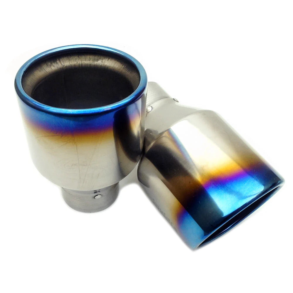 Invidia 2022+ Volkswagen Golf R MK8 76mm R400 Valved Cat Back Exhaust Rolled TI Tips