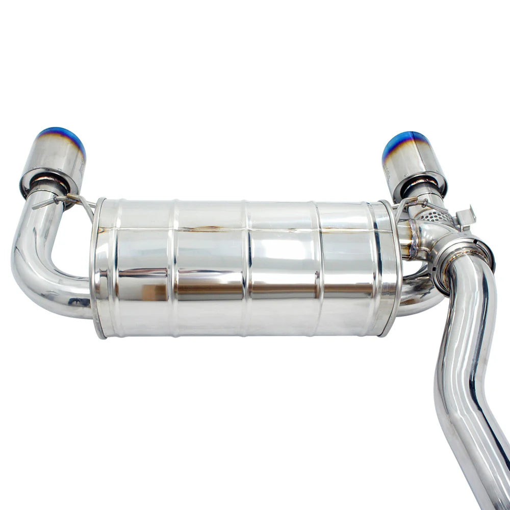 Invidia 16-18 Ford Focus RS Q300 w/Valve Rolled Titanium Tip Cat-Back Exhaust