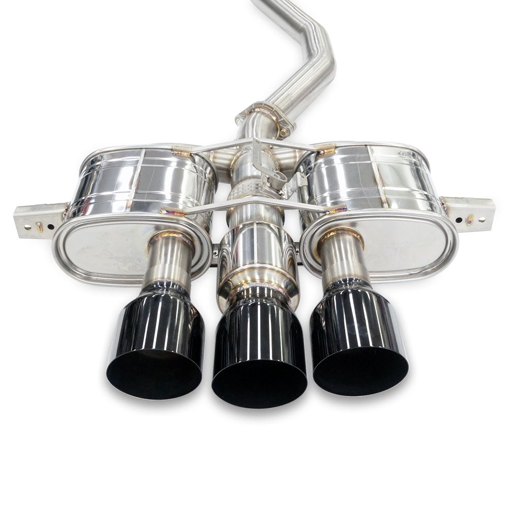 Invidia 22-25 Honda Civic Type R FL5 Q300 Black Tip Cat-back Exhaust - HS22CTRFQ33SBL