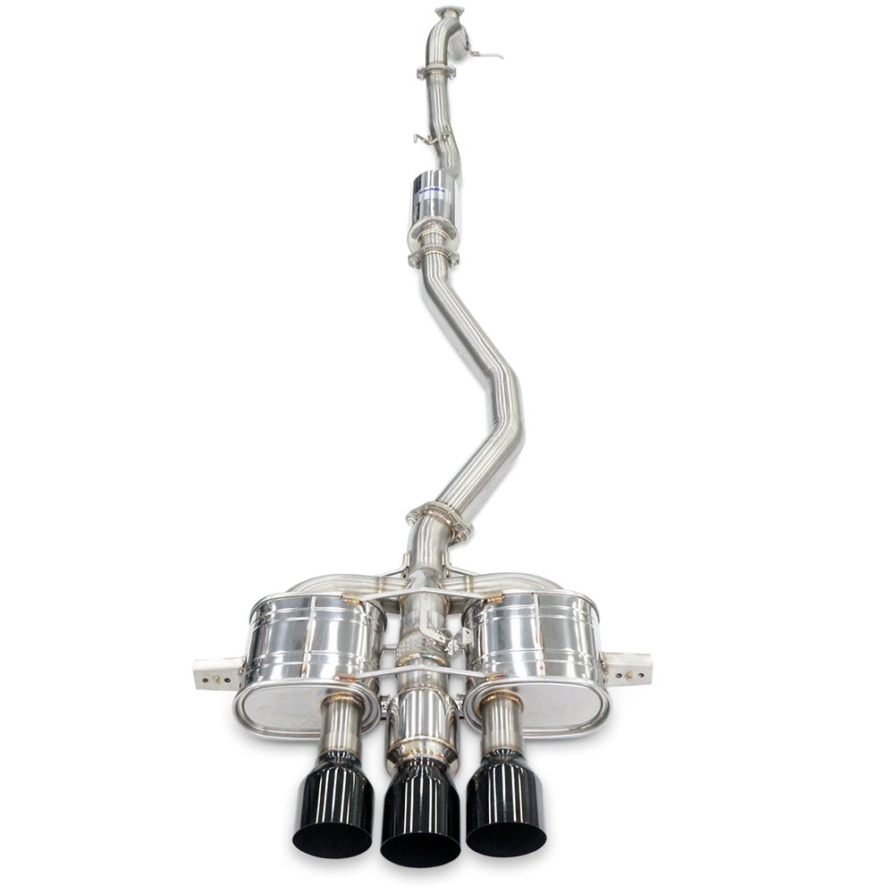 Invidia 22-25 Honda Civic Type R FL5 Q300 Black Tip Cat-back Exhaust - HS22CTRFQ33SBL