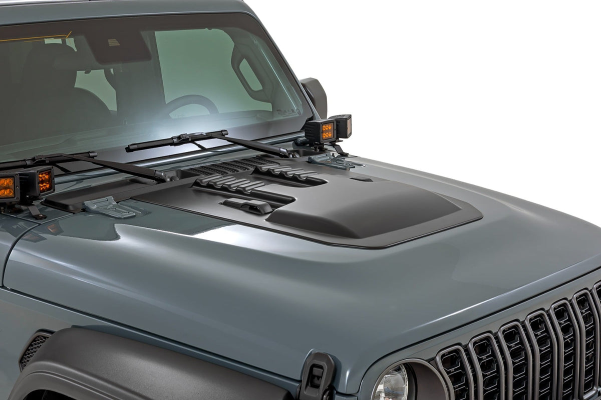 Rough Country - Hood Scoop - Jeep Gladiator (2020) / Jeep Wrangler (2019)