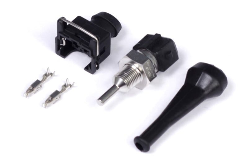 Haltech - Haltech Oil Temperature Sensor High Range 150 Deg C 1/8 NPT Thread w/Bosch EV1 Plug & Pins - HT-010306