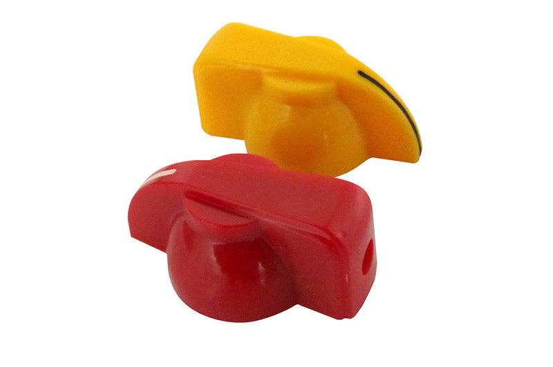 Haltech - Haltech Triple Switch Panel w/Yellow & Red Knobs - HT-010508