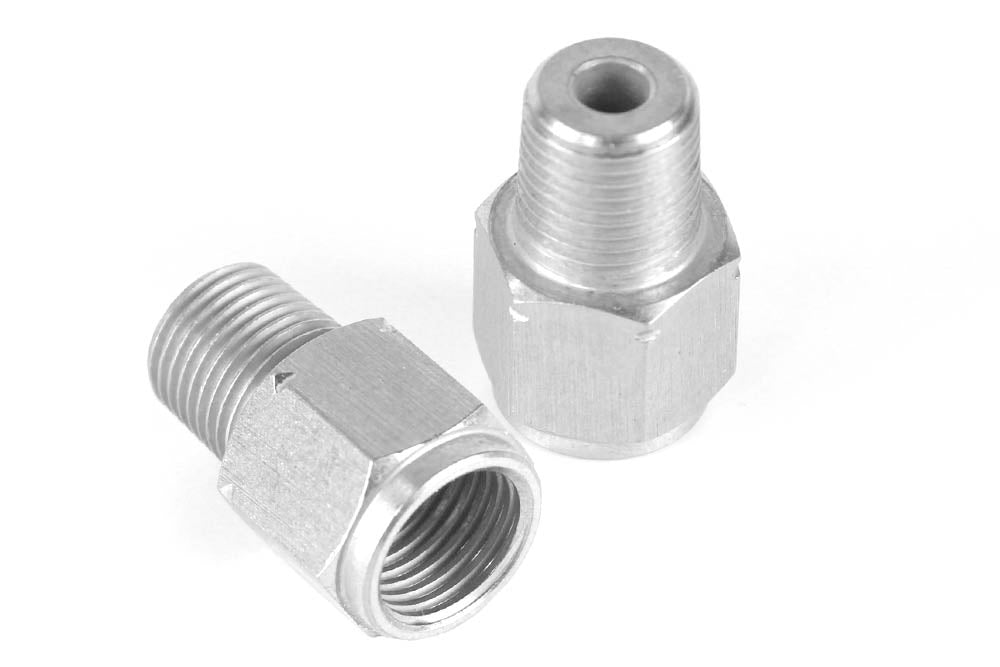 Haltech - Haltech M10 x 1.0 to 1/8 NPT Adaptor Thread M10 x 1.0 Female to 1/8NPTF Male - HT-010922