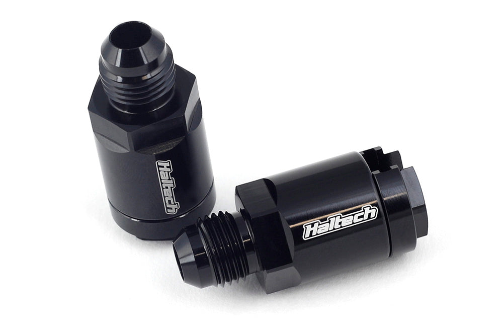 Haltech - Haltech Flex Fuel Fittings 3/8 (GM Spring Lock) to -6AN Male w/Two Fittings - HT-011030