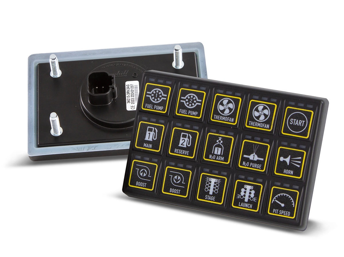 Haltech - Haltech CAN Keypad 15 Button (3x5) - HT-011502