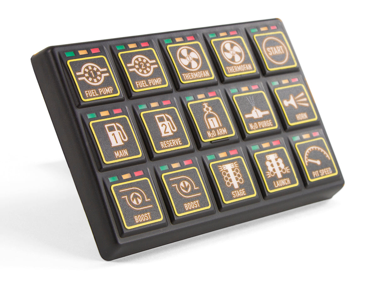 Haltech - Haltech CAN Keypad 15 Button (3x5) - HT-011502