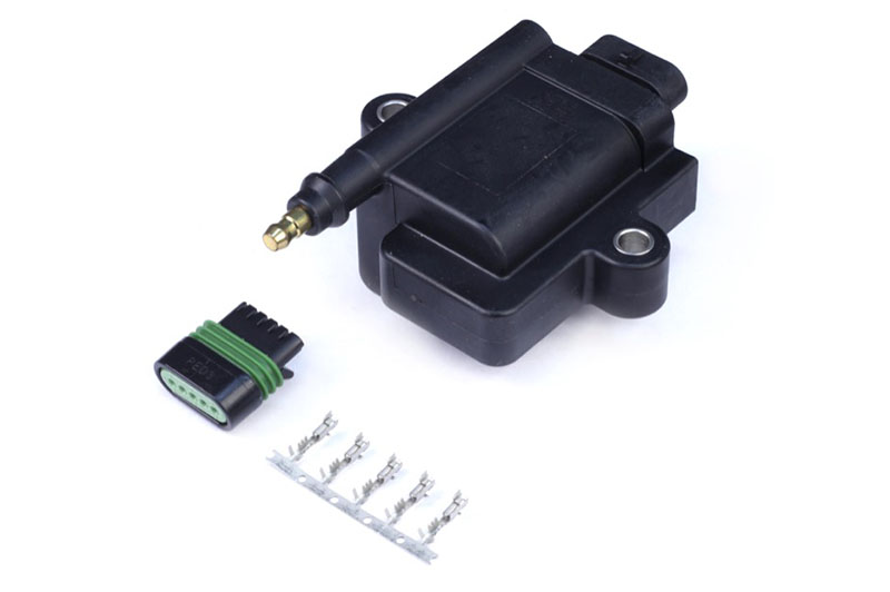 Haltech - Haltech High Output IGN-1A Inductive Coil w/Built-In Ignitor w/Plug & Pins - HT-020114