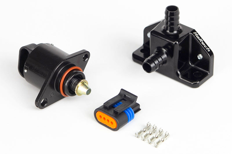 Haltech - Haltech Billet 2 Port Housing w/2 Screw Style Motor Idle Air Control Kit - HT-020305