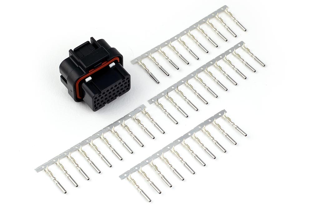 Haltech - Haltech AMP 34 Pin Key 2 4 Row Superseal Connector Plug & Pins - HT-030011