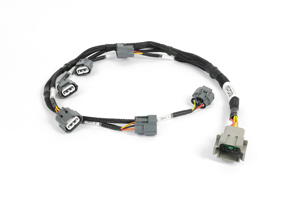 Haltech - Haltech Toyota JZ R35 Coil Conversion Kit w/Bracket Coils Connectors & Harness (1JZ/1JZ VVT/2JZ) - HT-120201