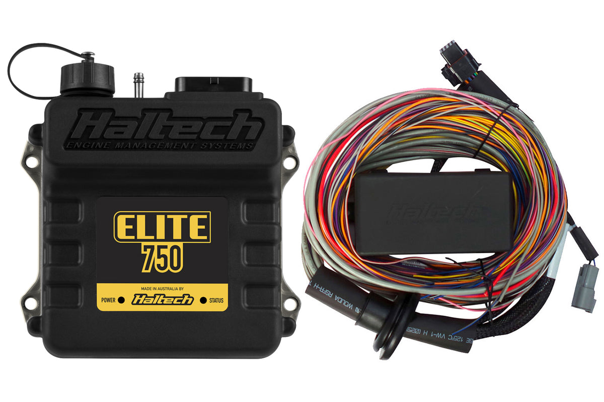 Haltech - Haltech Elite 750 Premium Universal Wire-In Harness ECU Kit - HT-150604