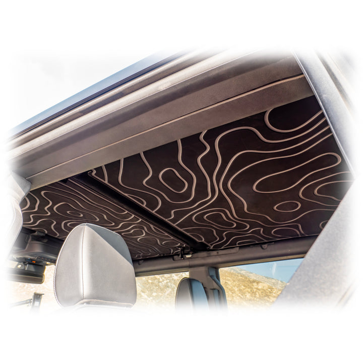 Turn Offroad 2021+ Ford Bronco Foam Headliner for TR10 Hardtop Black - HTBR-HL01 for 2021-2026 Ford Bronco - detail view