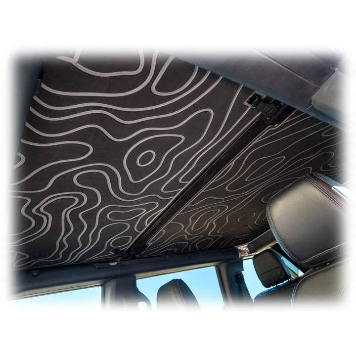 Turn Offroad 2021+ Ford Bronco Foam Headliner for TR10 Hardtop Black - HTBR-HL01 for 2021-2026 Ford Bronco - installed view