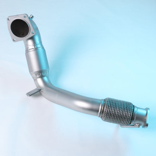 cp-e Elantra N QKspl™ Cast Bellmouth Downpipe for 2022-2023 Hyundai Elantra N - front view